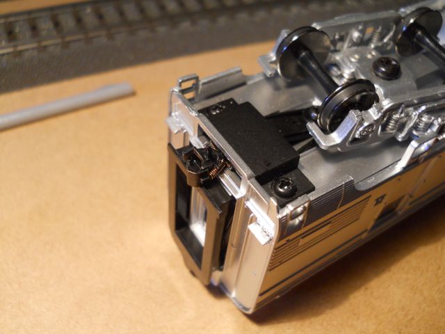 Wathers carriage with Kadee coupler